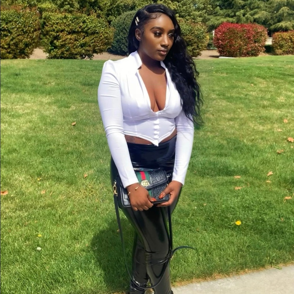 Ladies night out long sleeve top